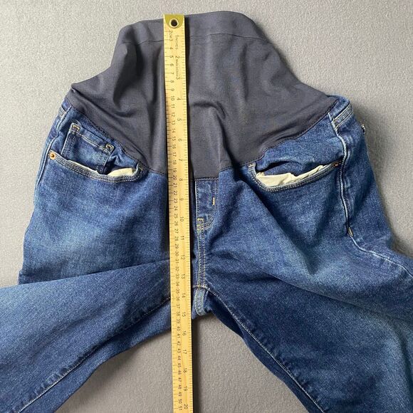 Old Navy Maternity Jeans Womens 8 Blue Skinny Medium Wash - Picture 9 of 11